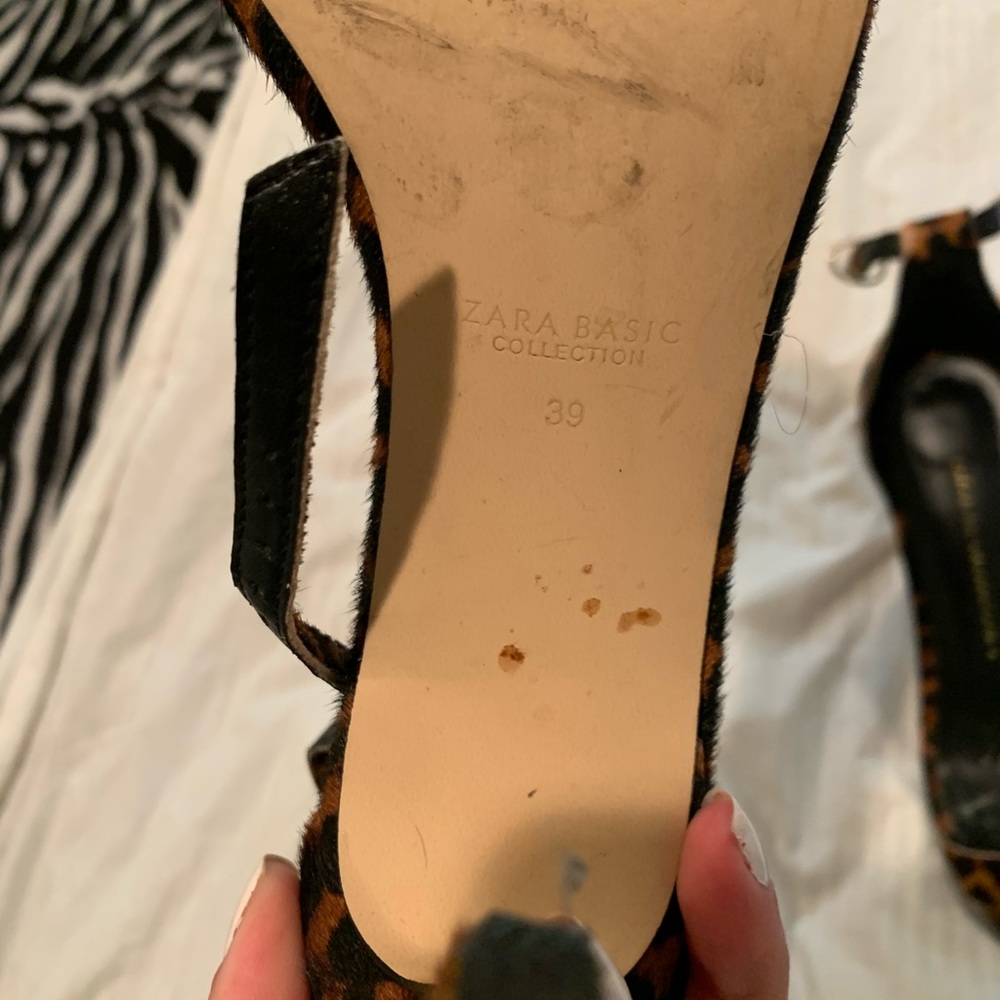 Zara leopard print heels - Picture 5 of 6